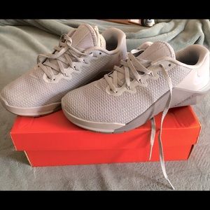 New Grey Nike woman’s Metcon training shoe